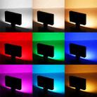 PULUZ Pocket 100 LED 800LM RGB Full Color Dimmable LED Color Temperature Vlogging On Camera Light Photography Fill Light for Canon, Nikon, DSLR Cameras, Smartphones(Black) - 10