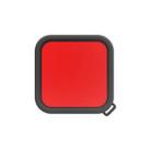 PULUZ Square Housing Diving Color Lens Filter for Insta360 ONE R 4K Edition / 1 inch Edition(Red) - 1