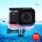 PULUZ 60m Underwater Depth Diving Case Waterproof Camera Housing for Insta360 ONE R 1.0 inch Edition(Transparent) - 1