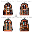 [US Warehouse] PULUZ Outdoor Portable Waterproof Scratch-proof Dual Shoulders Backpack Handheld PTZ Stabilizer Camera Bag with Rain Cover for Digital Camera, DJI Ronin-SC / Ronin-S - 2