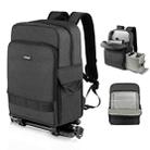 PULUZ Outdoor Portable Camera Dual Shoulders Backpack Laptop Bag (Black) - 1