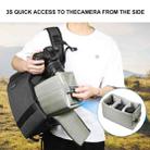 PULUZ Outdoor Portable Camera Dual Shoulders Backpack Laptop Bag (Black) - 8