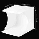 [US Warehouse] PULUZ 20cm Include 2 LED Panels Folding Portable 1100LM Light Photo Lighting Studio Shooting Tent Box Kit with 6 Colors Backdrops (Black, White, Yellow, Red, Green, Blue), Unfold Size: 24cm x 23cm x 23cm - 2