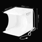 PULUZ 23cm Ring LED Panel Folding Portable Light Photo Lighting Studio Shooting Tent Box Kit with 6 Colors Backdrops (Black, White, Yellow, Red, Green, Blue), Unfold Size: 24cm x 23cm x 23cm - 2