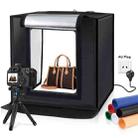PULUZ 40cm Folding Portable 24W 5500K White Light Dimmable Photo Lighting Studio Shooting Tent Box Kit with 6 Colors (Black, Orange, White, Red, Green, Blue) Backdrops(AU Plug) - 1