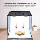 PULUZ 40cm Folding Portable 24W 5500K White Light Dimmable Photo Lighting Studio Shooting Tent Box Kit with 6 Colors (Black, Orange, White, Red, Green, Blue) Backdrops - 3