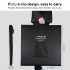 [US Warehouse] PULUZ Photo Studio Light Box Portable 60 x 60 x 60 cm Light Tent LED 5500K White Light Dimmable Mini 36W Photography Studio Tent Kit with 6 Removable Backdrops (Black Orange White Green Blue Red) (US Plug) - 4