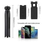 PULUZ Pocket Mini Plastic Tripod Mount with Phone Clamp for Smartphones(Black) - 3