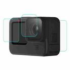 PULUZ for GoPro Hero12 Black /11 Black /10 Black /9 Black Lens + LCD Display 9H 2.5D Tempered Glass Film - 2