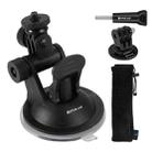 PULUZ Car Suction Cup Mount with Screw & Tripod Mount Adapter & Storage Bag for GoPro, Insta360, DJI and Other Action Cameras - 1