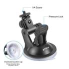 PULUZ Car Suction Cup Mount with Screw & Tripod Mount Adapter & Storage Bag for GoPro, Insta360, DJI and Other Action Cameras - 3