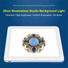 PULUZ 20cm LED Shadowless Light Pad for Photo Studio Box - 3