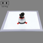 PULUZ 1000LM LED Acrylic No Polar Dimming Shadowless Light Pad with Switch for 40cm Photo Studio Box(US Plug) - 1