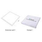 PULUZ 38cm 1000LM LED Photography Shadowless Light Lamp Panel Pad with Switch, Metal Material, No Polar Dimming Light, 33.3cm x 33.3cm Effective Area - 3
