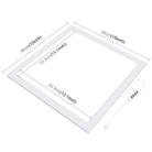 PULUZ 38cm 1000LM LED Photography Shadowless Light Lamp Panel Pad with Switch, Metal Material, No Polar Dimming Light, 33.3cm x 33.3cm Effective Area - 7
