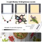 PULUZ 38cm 1000LM LED Photography Shadowless Light Lamp Panel Pad with Switch, Metal Material, No Polar Dimming Light, 33.3cm x 33.3cm Effective Area - 8