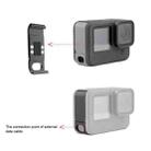 PULUZ Metal Battery Side Interface Cover for GoPro Hero11 Black / HERO10 Black / HERO9 Black(Black) - 3