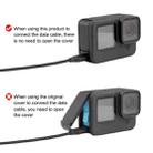 PULUZ Metal Battery Side Interface Cover for GoPro Hero11 Black / HERO10 Black / HERO9 Black(Black) - 4