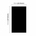 PULUZ Photography Background PVC Paper Kits for Studio Tent Box, Size: 121cm x 58cm(Black) - 5