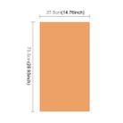 PULUZ Photography Background PVC Paper for Studio Tent Box, Size: 73.5cm x 36cm(Orange) - 5