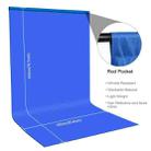 PULUZ 1m x 2m Photography Background Thickness Photo Studio Background Cloth Backdrop(Blue) - 2