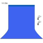 PULUZ 1m x 1.5m Photography Background Photo Studio Background Cloth Backdrop (Blue) - 1