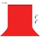 PULUZ 1m x 1.5m Photography Background Photo Studio Background Cloth Backdrop (Red) - 1