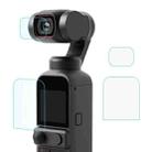 PULUZ 9H 2.5D HD Tempered Glass Lens Protector + Screen Film for DJI OSMO Pocket 2 - 1