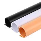 PULUZ Photography Background PVC Paper Kits for Studio Tent Box, Size: 156cm x 80cm(Orange) - 1