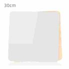 PULUZ 30cm Photography Acrylic Reflective Display Table Background Board(White) - 1