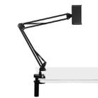 PULUZ  Live Broadcast Desktop Arm Stand Suspension Clamp Holder with Tablet PC Clamp(Black) - 1