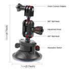 PULUZ Magic Arm Suction Cup Mount (Black) - 2