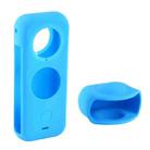 PULUZ Full Body Dust-proof Silicone Protective Case for Insta360 ONE X2(Blue) - 8