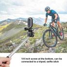 PULUZ Plastic Protective Frame Mount Cage with Tripod Base Adapter for Insta360 GO 2(Black) - 6