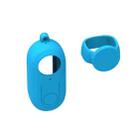 PULUZ Silicone Protective Case with Lens Cover for Insta360 GO 2(Blue) - 2