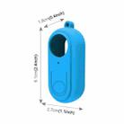 PULUZ Silicone Protective Case with Lens Cover for Insta360 GO 2(Blue) - 3