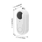 PULUZ Silicone Protective Case with Lens Cover for Insta360 GO 2(White) - 3