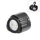PULUZ 40m Underwater LED Photography Fill Light 1000LM 3.7V/1100mAh Diving Light for GoPro Hero11 Black / HERO10 Black / HERO9 Black /HERO8 / HERO7 /6 /5 /5 Session /4 Session /4 /3+ /3 /2 /1, Insta360 ONE R, DJI Osmo Action and Other Action Cameras(Black) - 1