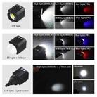 PULUZ 60m Underwater LED Photography Fill Light 7.4V/1100mAh Diving Light for GoPro Hero11 Black / HERO10 Black / HERO9 Black /HERO8 / HERO7 /6 /5 /5 Session /4 Session /4 /3+ /3 /2 /1, Insta360 ONE R, DJI Osmo Action and Other Action Cameras(Black) - 4