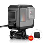 PULUZ Chargeable PA Frame Mount Cage with Cold Shoe Base Slot for GoPro HERO13 Black /12 Black /11 Black /11 Black Mini /10 Black /9 BlackBlack) - 1