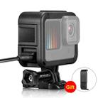 PULUZ Frame Expansion PA Cage with Side Interface Cover for GoPro HERO12 Black /11 Black /10 Black /9 Black(Black) - 1