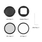 PULUZ 52mm CPL + UV Lens Filter with Adapter Ring for GoPro HERO12 Black /11 Black /11 Black Mini /10 Black /9 Black - 7