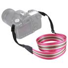 PULUZ Stripe Style  Series Shoulder Neck Strap Camera Strap for SLR / DSLR Cameras(Rose Red) - 1