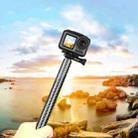 PULUZ 275mm Aluminum Alloy Carbon Fiber Floating Buoyancy Selfie-stick Extension Arm Rods for GoPro Hero11 Black / HERO10 Black / HERO9 Black /HERO8 / HERO7 /6 /5 /5 Session /4 Session /4 /3+ /3 /2 /1, Insta360 ONE R, DJI Osmo Action and Other Action Cameras - 5
