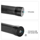 PULUZ 21cm Carbon Fiber Extension Monopod Stick for DJI / MOZA / Feiyu V2 / Zhiyun G5 Gimbal(Black) - 4