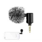 PULUZ 3.5mm Jack Mobile Phone Single Directional Adjustable Microphone(Black) - 1