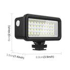 PULUZ 40 LEDs 40m Diving Waterproof Fill Light Camera Video Photo Studio Light (Black) - 2