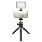 PULUZ Mini VLOG Live Stabilizer Stand Tripod with Phone Clamp for Smartphones (Black) - 1