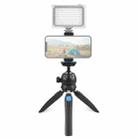 PULUZ Mini VLOG Live Stabilizer Stand Tripod with Phone Clamp for Smartphones (Blue) - 1