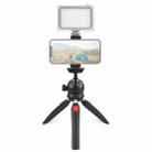 PULUZ Mini VLOG Live Stabilizer Stand Tripod with Phone Clamp for Smartphones (Red) - 1